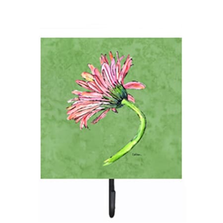 Carolines Treasures Gerber Daisy Pink Leash Or Key Holder 8853SH4